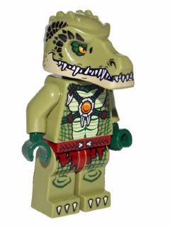 LEGO Minifigure-Crocodile Warrior 1-Legends of Chima-LOC122-Creative Brick Builders